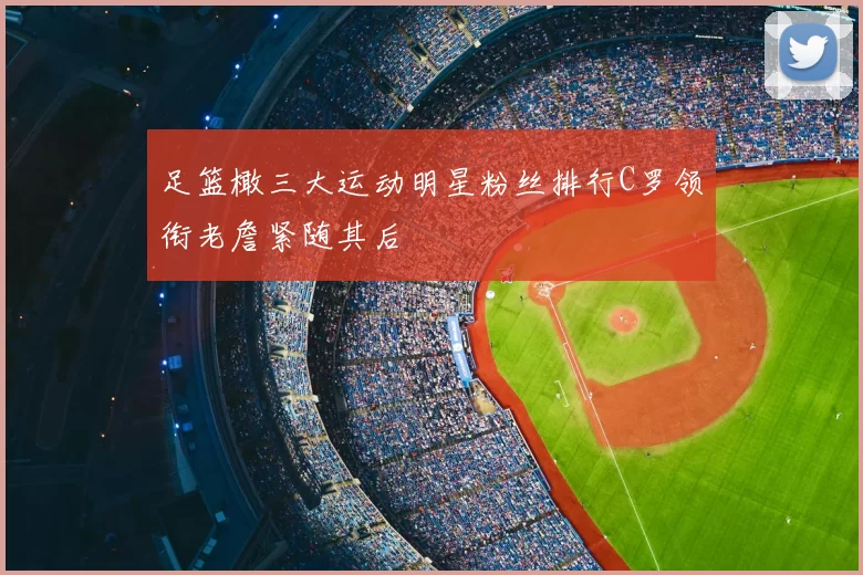 足篮橄三大运动明星粉丝排行C罗领衔老詹紧随其后